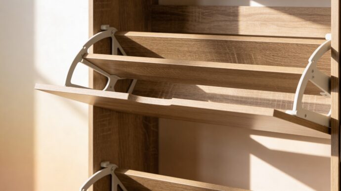 ארון נעליים דגם אילן בגוון אלון