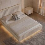 חדר שינה יוקרתי – מיטה גאיה + ארון יהלום