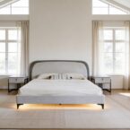 חדר שינה יוקרתי – מיטה ונציה + ארון שירן