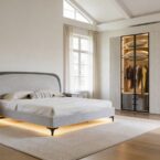 חדר שינה יוקרתי – מיטה ונציה + ארון שירן