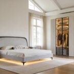 חדר שינה יוקרתי – מיטה ונציה + ארון שירן