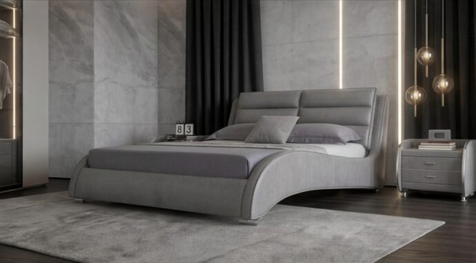 חדר שינה יוקרתי – מיטת טקסס + ארון שירן