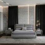 חדר שינה יוקרתי – מיטת טקסס + ארון שירן