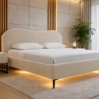 מיטה דגם מעיין - שמנת + מזרן מתנה