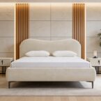 מיטה דגם מעיין - שמנת + מזרן מתנה