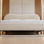 מיטה דגם מעיין - שמנת + מזרן מתנה