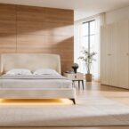 חדר שינה יוקרתי – מיטת מרסיי + ארון אופל