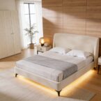 חדר שינה יוקרתי – מיטת מרסיי + ארון אופל