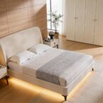 חדר שינה יוקרתי – מיטת מרסיי + ארון אופל