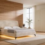 חדר שינה יוקרתי – מיטת מרסיי + ארון אופל