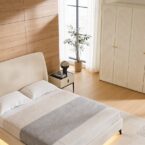 חדר שינה יוקרתי – מיטת מרסיי + ארון אופל