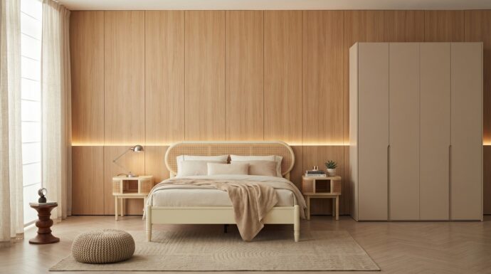 חדר שינה יוקרתי – מיטה נטע + ארון רן