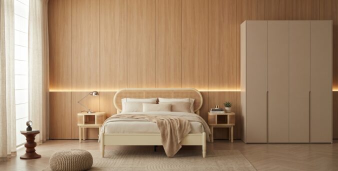 חדר שינה יוקרתי – מיטה נטע + ארון רן
