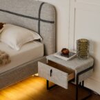 שידה דגם פראג - בגוון אפור