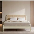 מיטה דגם תבור שמנת + מזרן מתנה