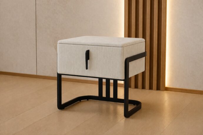 שידה דגם מעיין - בגוון שמנת