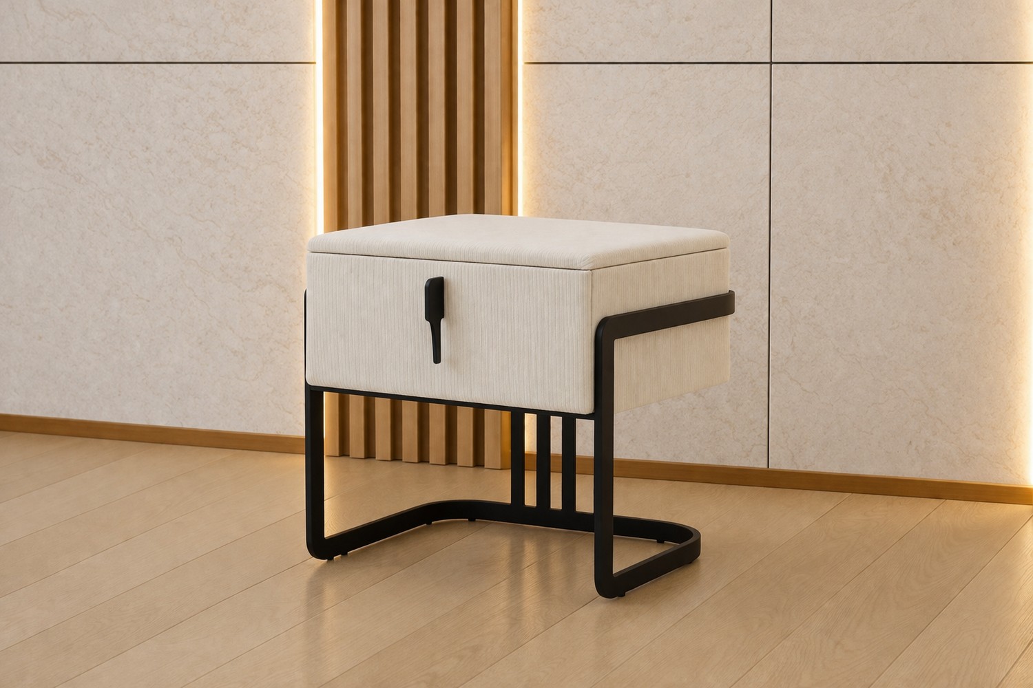 שידה דגם מעיין - בגוון שמנת