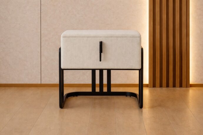 שידה דגם מעיין - בגוון שמנת