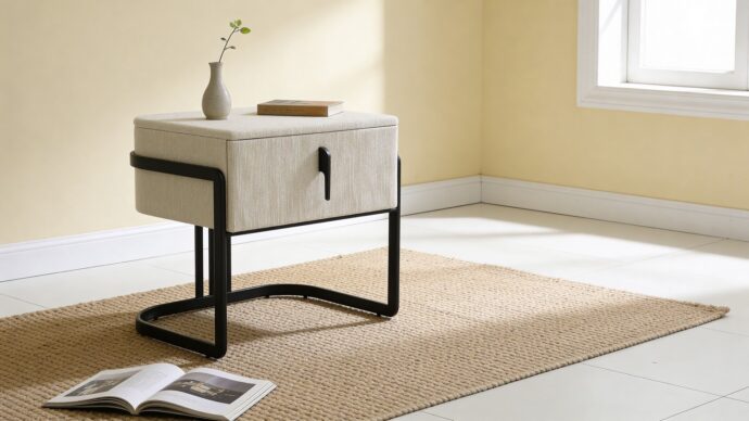 שידה דגם מעיין - בגוון שמנת