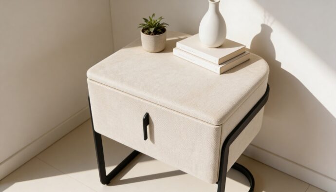 שידה דגם סקיי - בגוון שמנת